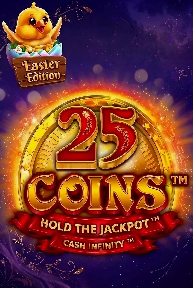 25 coins hold the jackpot cash infinity